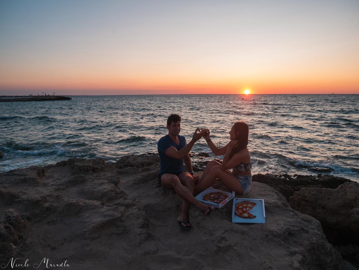 Pizza al tramonto Gallipoli, Ranieri e Nicole